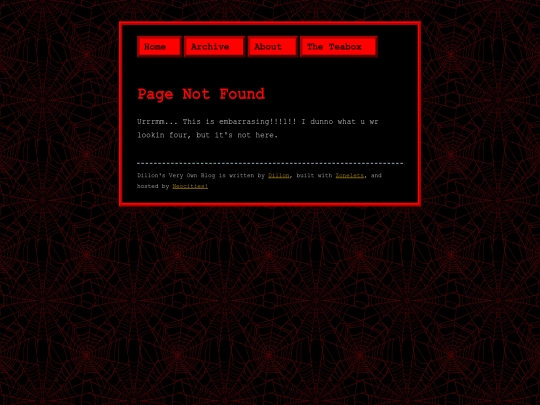 dillonblog/not_found screenshot