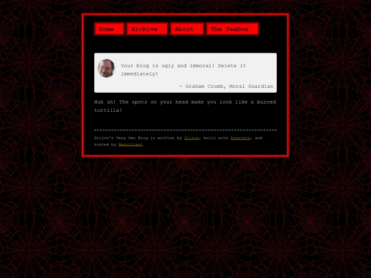 dillonblog/posts/graham-crumb-test screenshot