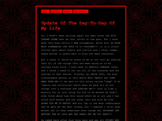 dillonblog/posts/update-day-to-day screenshot
