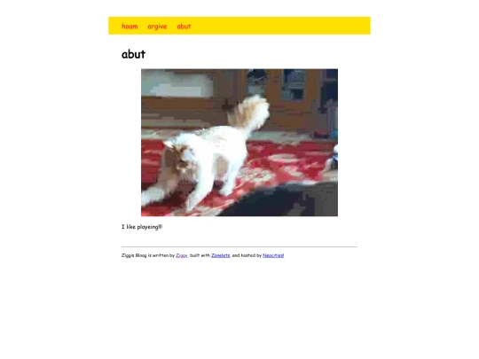 dillonblog/ziggyblog/about screenshot