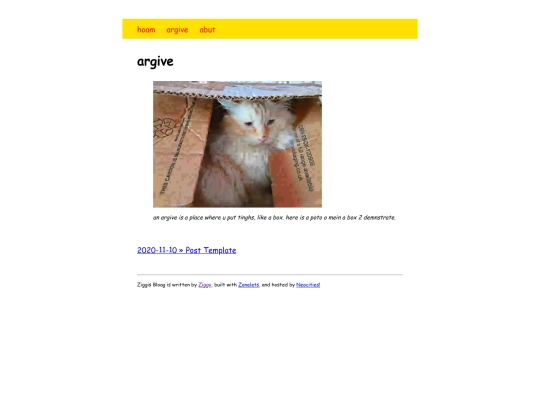 dillonblog/ziggyblog/archive screenshot