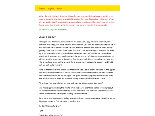 dillonblog/ziggyblog/posts/ziggys-big-day screenshot