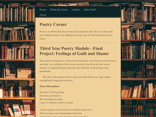 poetry-corner screenshot