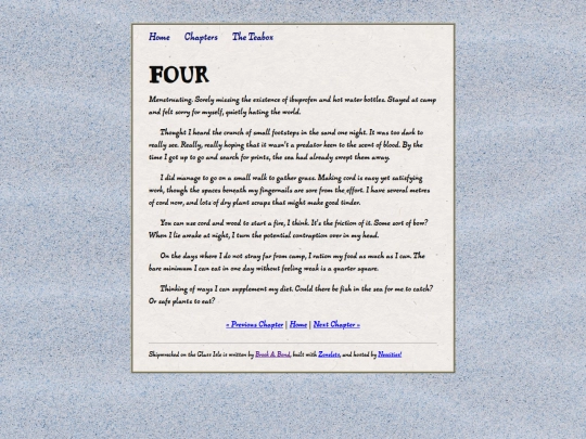 shipwrecked/posts/chapter-four screenshot