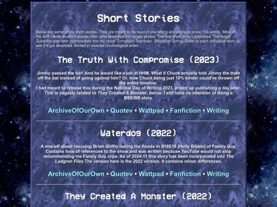 pages/shortstories screenshot