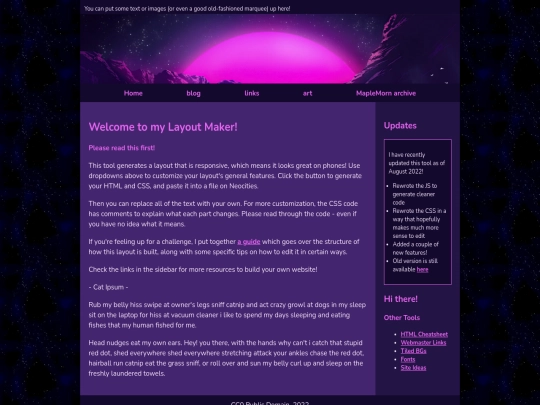 blog/Blog screenshot