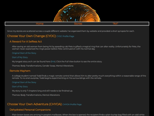 stories screenshot
