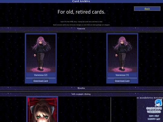 archive screenshot