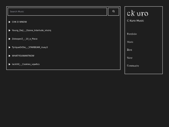 music screenshot