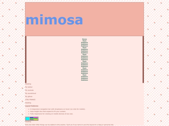 mimosa screenshot