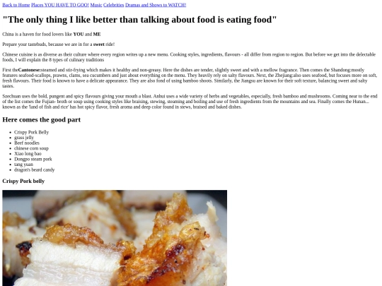 ChineseCuisine screenshot