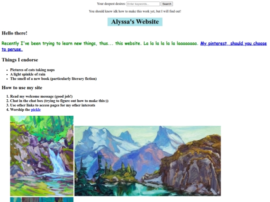 index screenshot