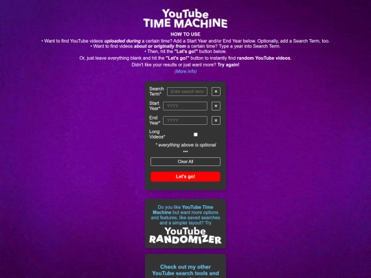 yttimemachine screenshot