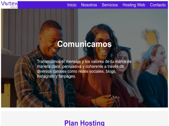 hosting_web screenshot