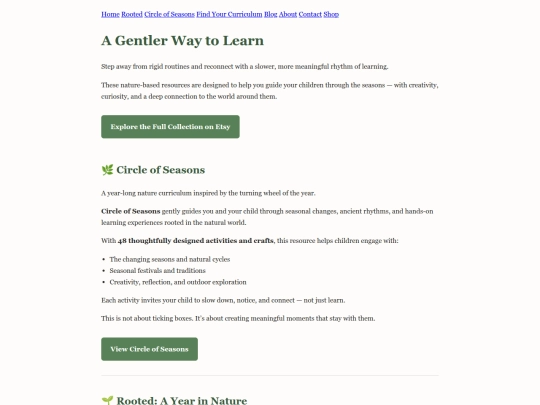 nature-learning screenshot