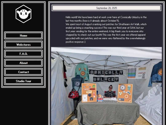 blog screenshot