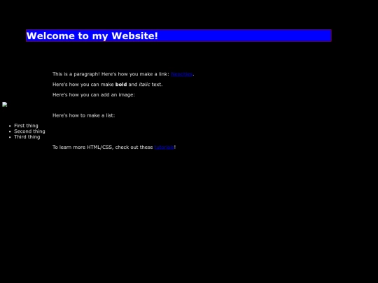 test screenshot