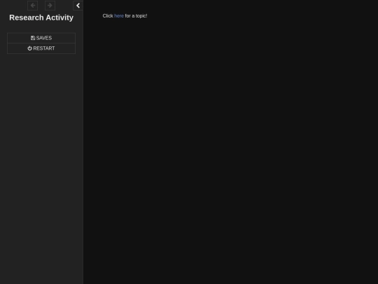 2018 Research Activity screenshot