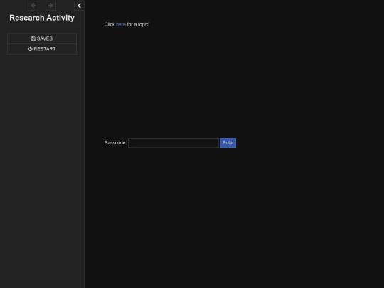 2020 Research Activity screenshot
