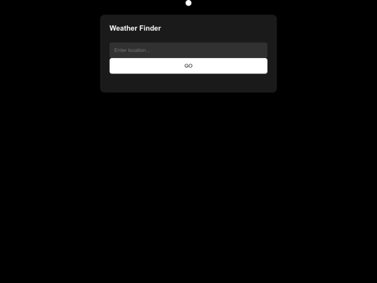 Weather screenshot