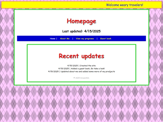 index screenshot