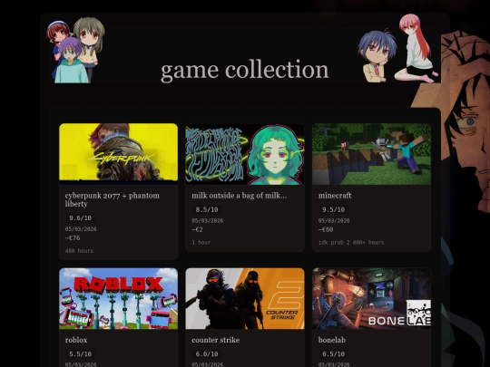 games screenshot