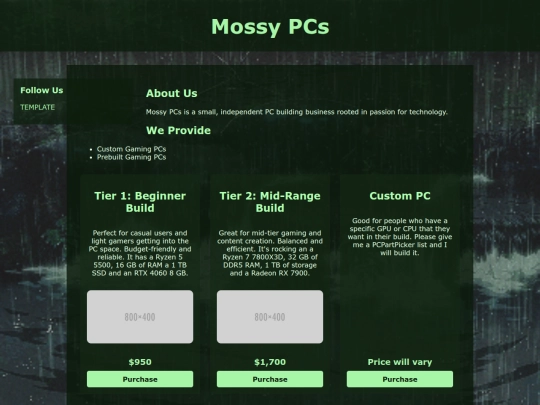 index screenshot