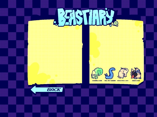 creaturefeature/bestiary screenshot