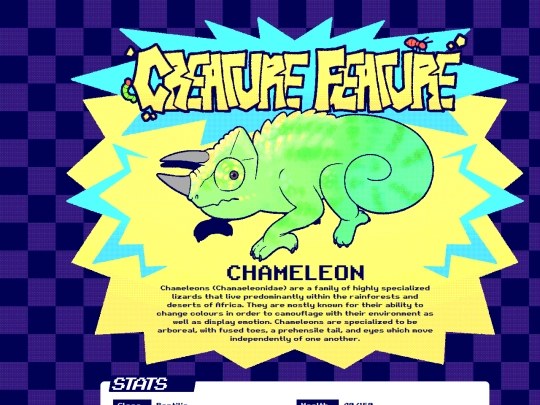 creaturefeature/chameleon screenshot