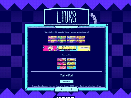 links screenshot