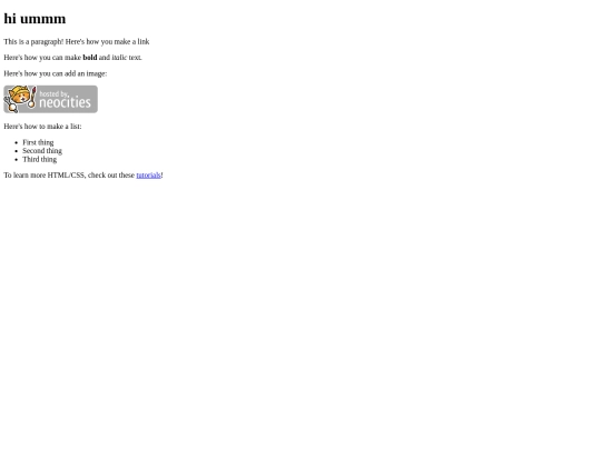 index screenshot