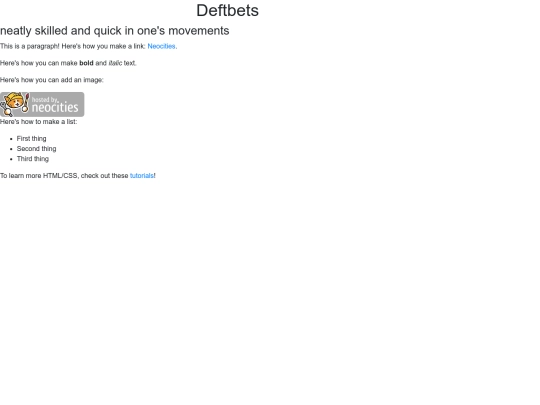 index screenshot