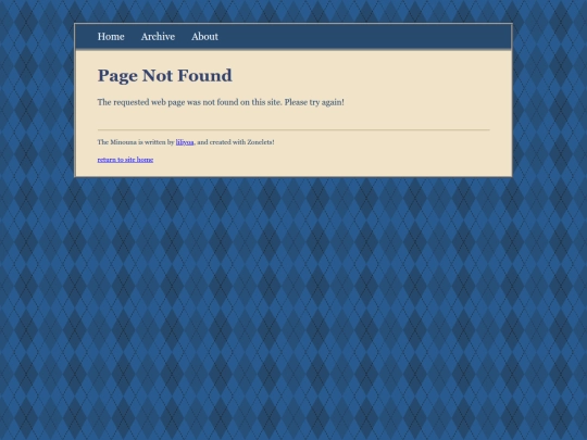 zonelets/not_found screenshot
