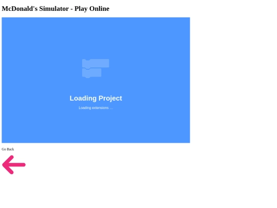 HTML/HTML5/Games/Game/McDonaldsSimulator screenshot