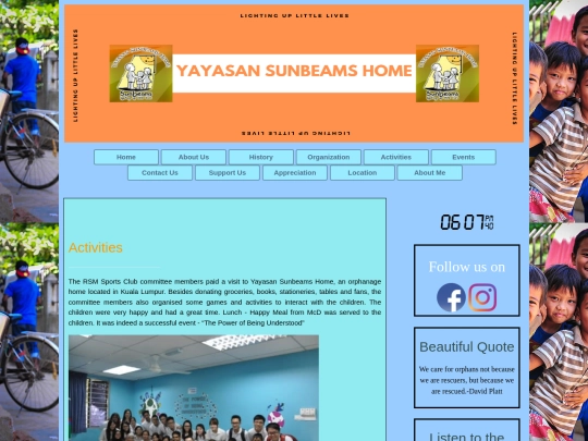 activities screenshot