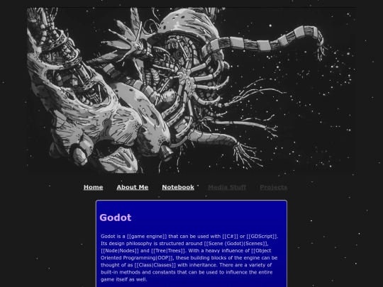 notebook/Godot screenshot