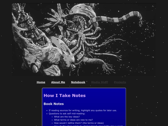 notebook/How I Take Notes screenshot