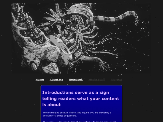 notebook/Introductions serve as a sign telling readers what your content is about screenshot