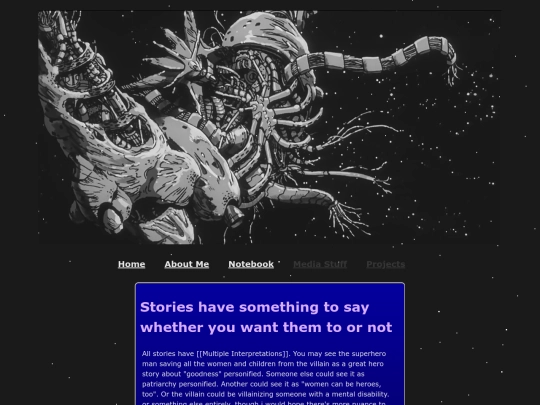notebook/Stories have something to say whether you want them to or not screenshot