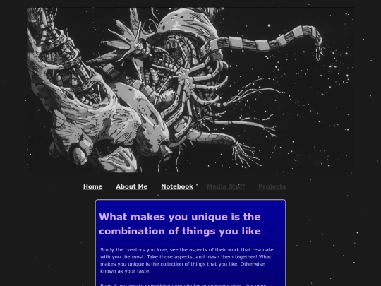 notebook/What makes you unique is the combination of things you like screenshot