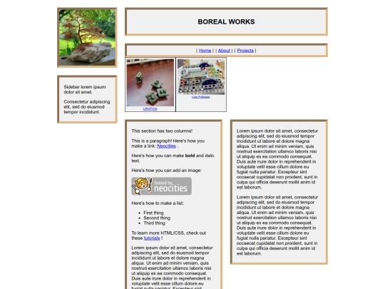 BorealWorks/projects screenshot