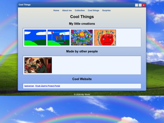 Pages/Cool-things screenshot