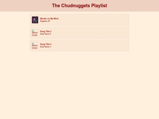 musiclist screenshot