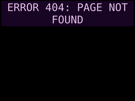 not_found screenshot