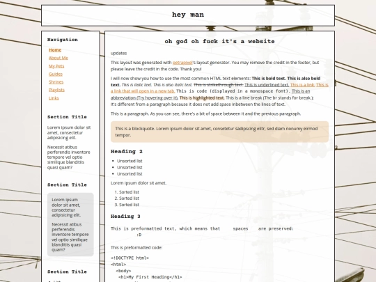 index screenshot