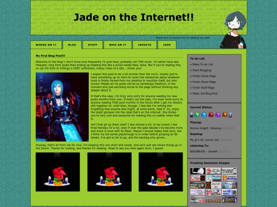 blog/first-post screenshot