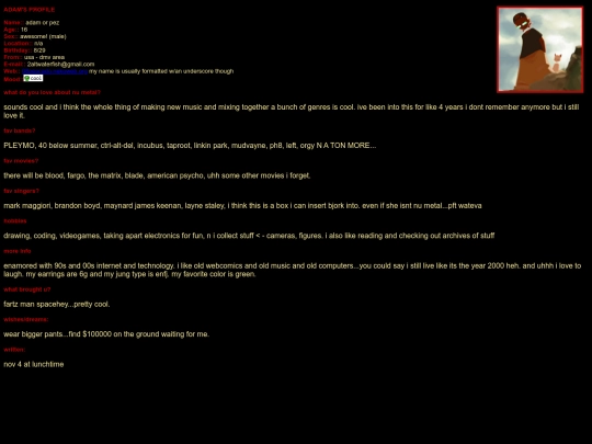 profile/adam2 screenshot