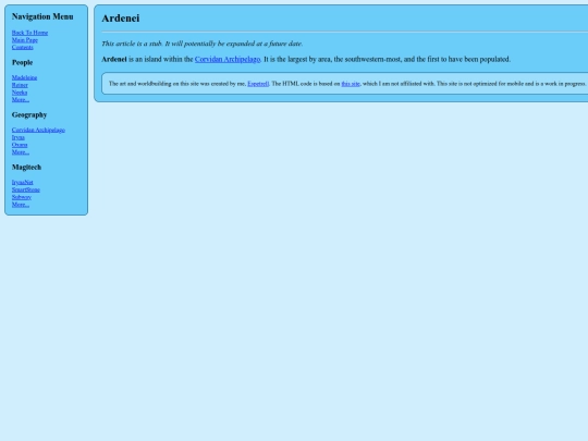 irynawiki/Ardenei screenshot