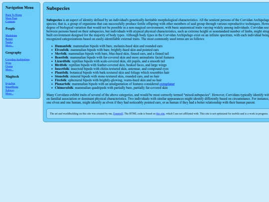 irynawiki/Subspecies screenshot