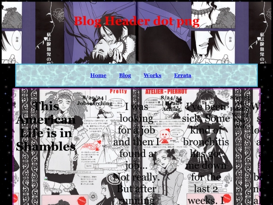 blog screenshot